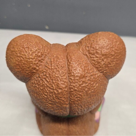 Pottery Teddy Bear With Baby Bear Figurine Nursery Baby Room Decor Vintage 80s - Picture 5 of 8